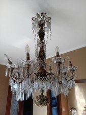 Lampadario ottone vintage A