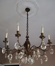 LAMPADARIO IN CRISTALLO GOCCIA