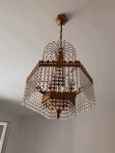 Set lampadario vintage - lampadario,