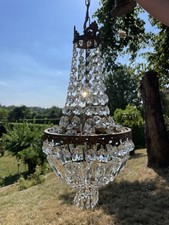 Antico lampadario pendente in