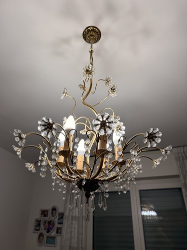 Lampadario vintage con - lampadario,