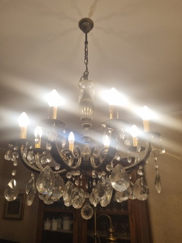 Lampadario cristallo goccia - lampadario,