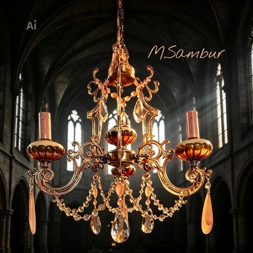 Lampadario vintage con