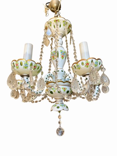 Lampadario capodimonte vintage - lampadario,