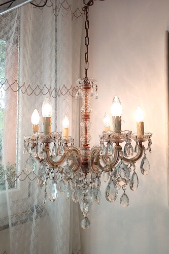 Lampadario vintage maria - lampadario,