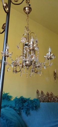 Lampadario vintage stile - lampadario,