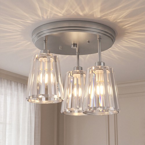 Homcom plafoniera led - plafoniera, soffitto