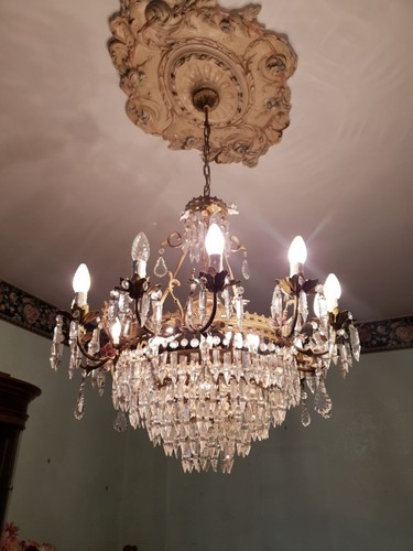 Lampadario con pendenti - pendenti, in