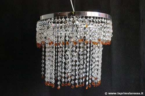 Lampadario vintage con - vintage,