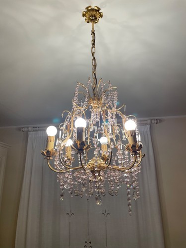 Lampadario vintage con - ,