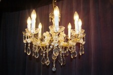 lampadario in cristallo di