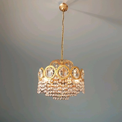 Lampadario vintage anni - 70, in