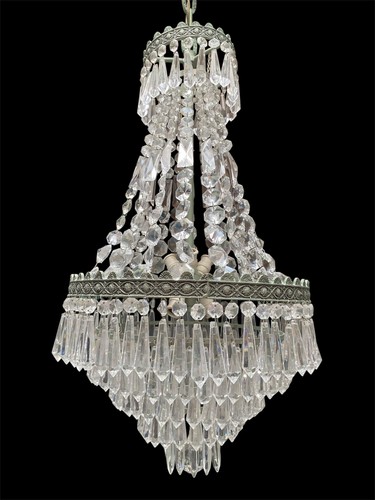 Lampadario cristallo stile - lampadario,